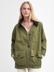 Barbour® Green 100% Cotton Pennycress Jacket - Image 1 of 7