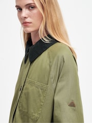 Barbour® Green 100% Cotton Pennycress Jacket - Image 4 of 7