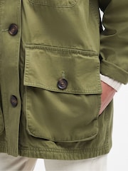 Barbour® Green 100% Cotton Pennycress Jacket - Image 6 of 7
