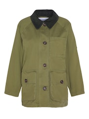 Barbour® Green 100% Cotton Pennycress Jacket - Image 7 of 7