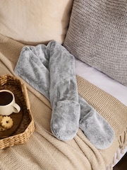 Grey Faux Fur Microwaveable Neck Warmer - Image 1 of 5