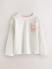 Baker by Ted Baker Berry Pink 3 Pack 3D Butterfly T-Shirts - Image 4 of 10
