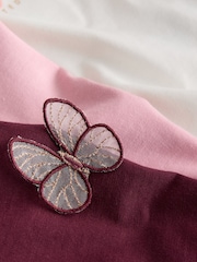 Baker by Ted Baker Berry Pink 3 Pack 3D Butterfly T-Shirts - Image 6 of 10