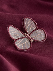 Baker by Ted Baker Berry Pink 3 Pack 3D Butterfly T-Shirts - Image 8 of 10