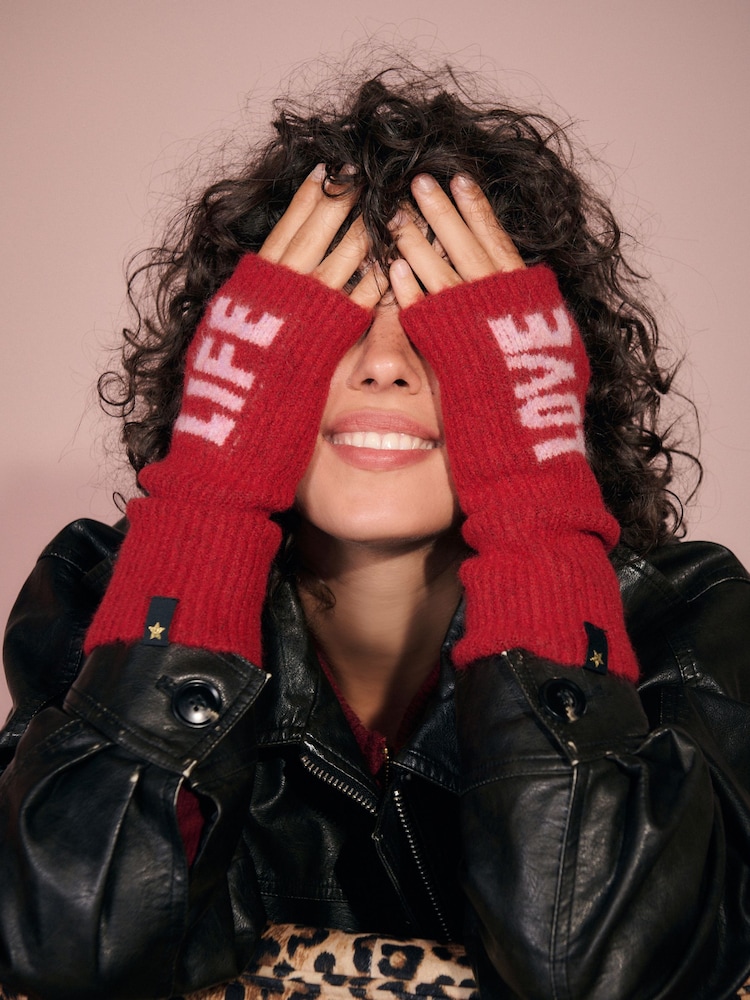 Rockett St George Love Life Handwarmers Gloves - Image 1 of 4