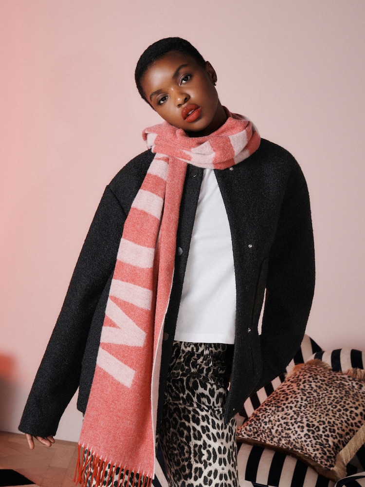 Rockett St George Mon Cheri Wool Blend Scarf - Image 3 of 5