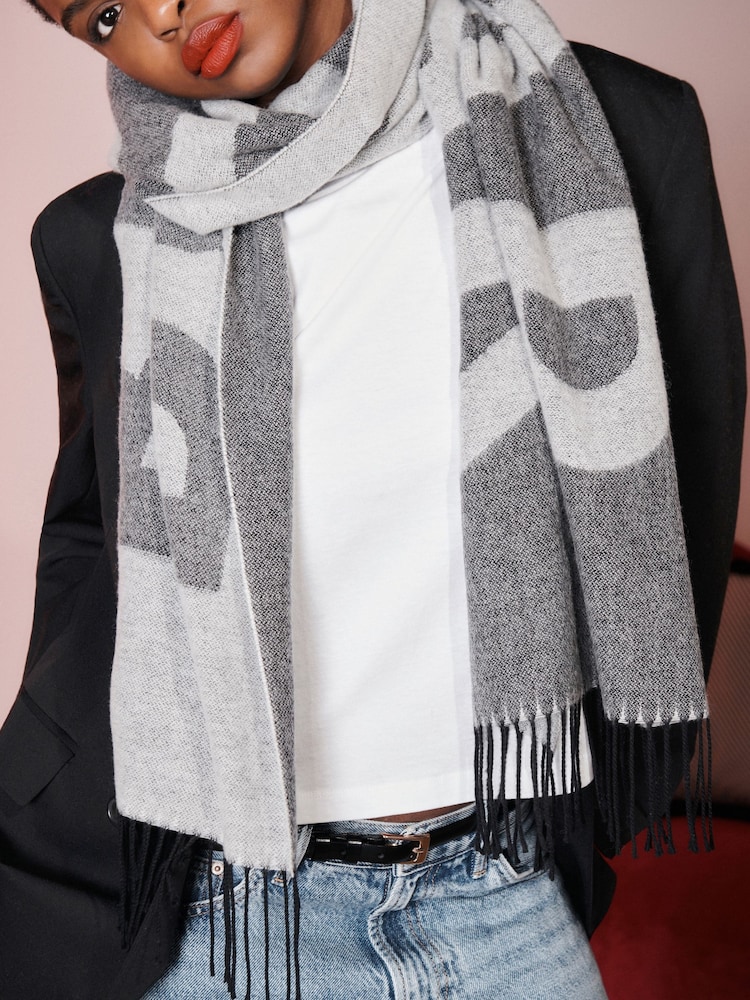 Rockett St George Rockstar Wool Blend Scarf - Image 4 of 6