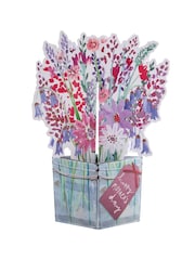 Hallmark Pink 3D Floral Pop Up Happy Mother's Day Card Bouquet - Image 2 of 4