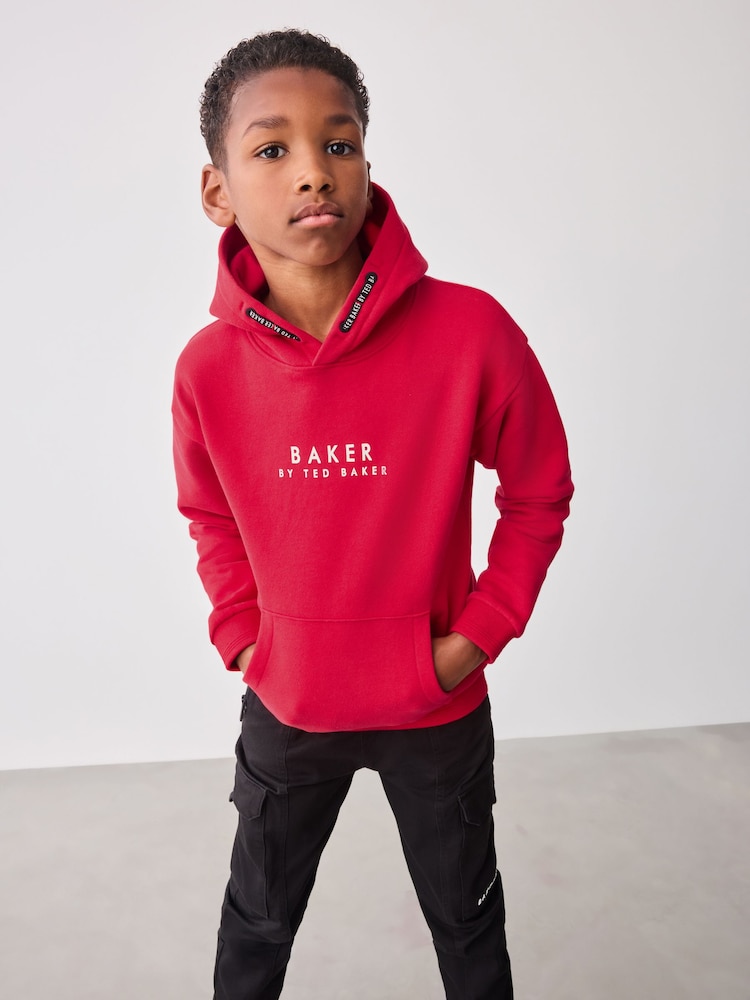 Baker by Ted Baker Overhead 100% Cotton Hoodie - Image 1 of 8