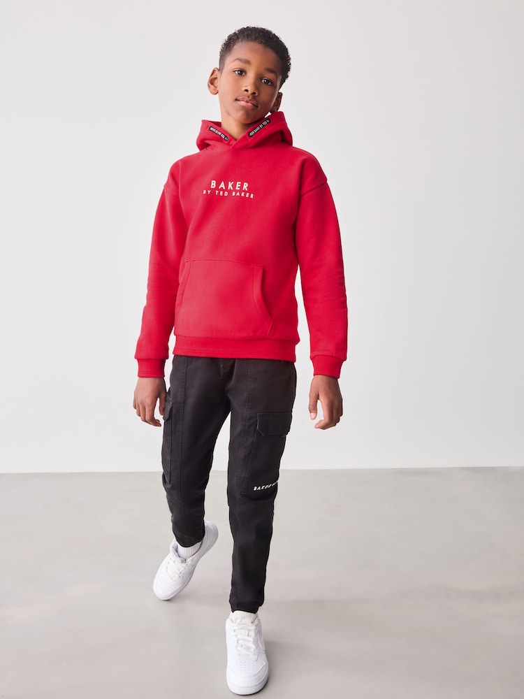 Baker by Ted Baker Overhead 100% Cotton Hoodie - Image 2 of 8