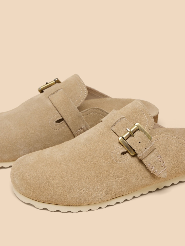 White Stuff Myrtle Suede Slip On Mules - Slika 4 iz 4