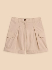 White Stuff Natural 100% Cotton Colette Cargo Shorts - Image 1 of 3