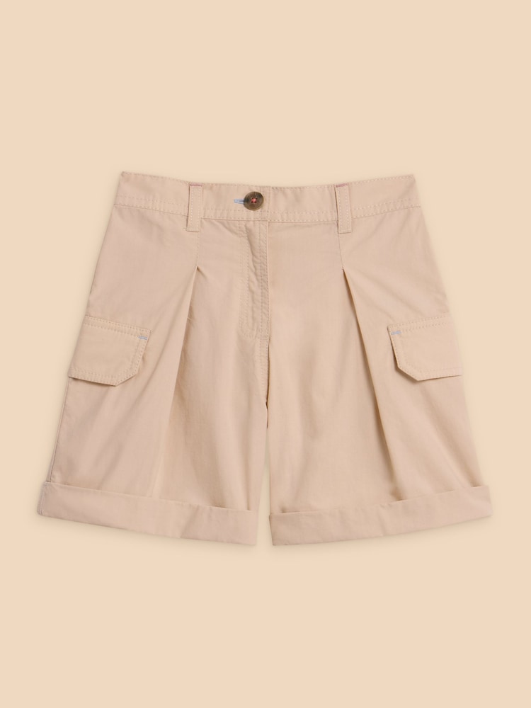 White Stuff Natural 100% Cotton Colette Cargo Shorts - Image 1 of 3 White Stuff Natural 100% Cotton Colette Cargo Shorts - Image 1 of 3