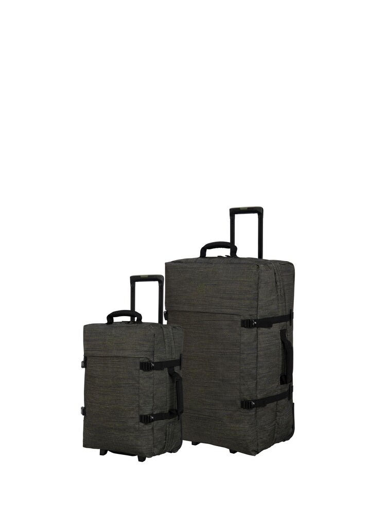 IT Luggage Black Britbag Maputo 2 Piece Suitcase Set - Image 1 of 1