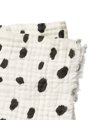 Elodie Details Dalmatian Dots Grande Soft Cotton Blanket - Image 4 of 5