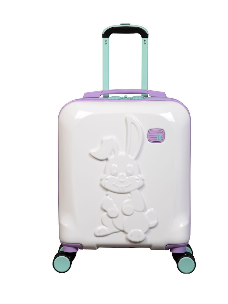 IT Luggage Kiddies Natural CottonTail Violet Suitcase - Image 1 of 5