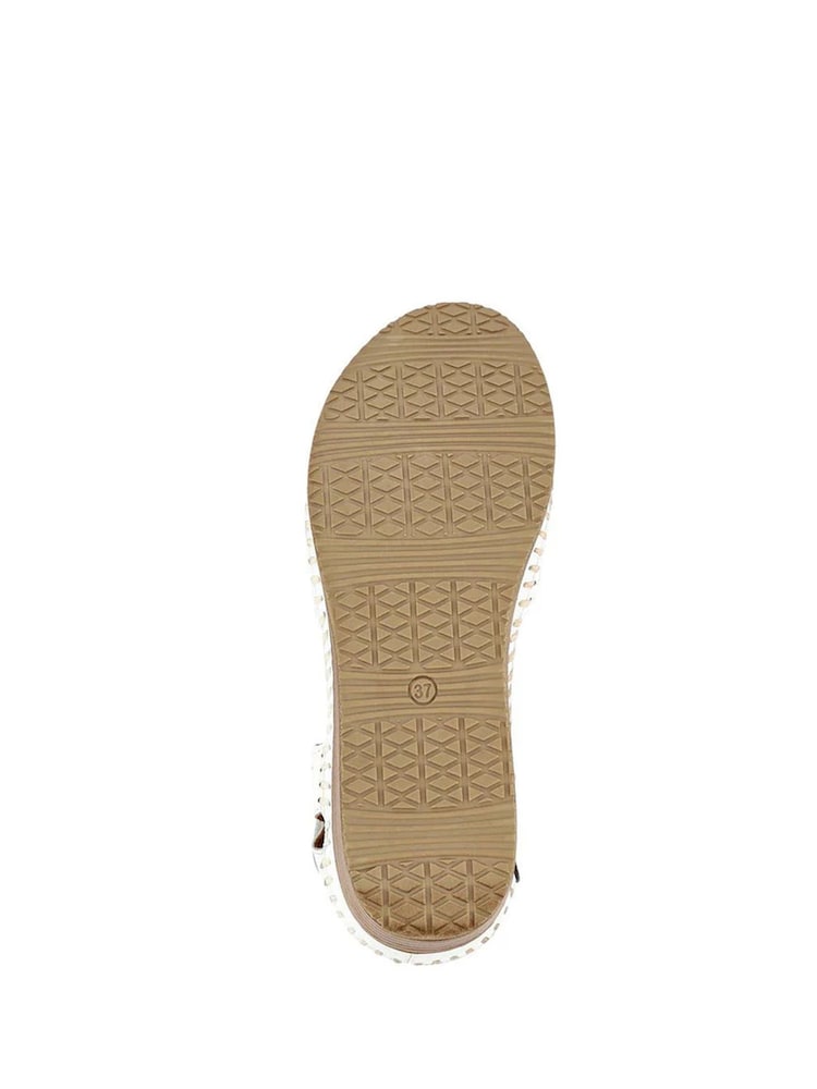 Pavers White Casual Leather Touch Fasten Mary Janes Shoes - Image 5 of 5