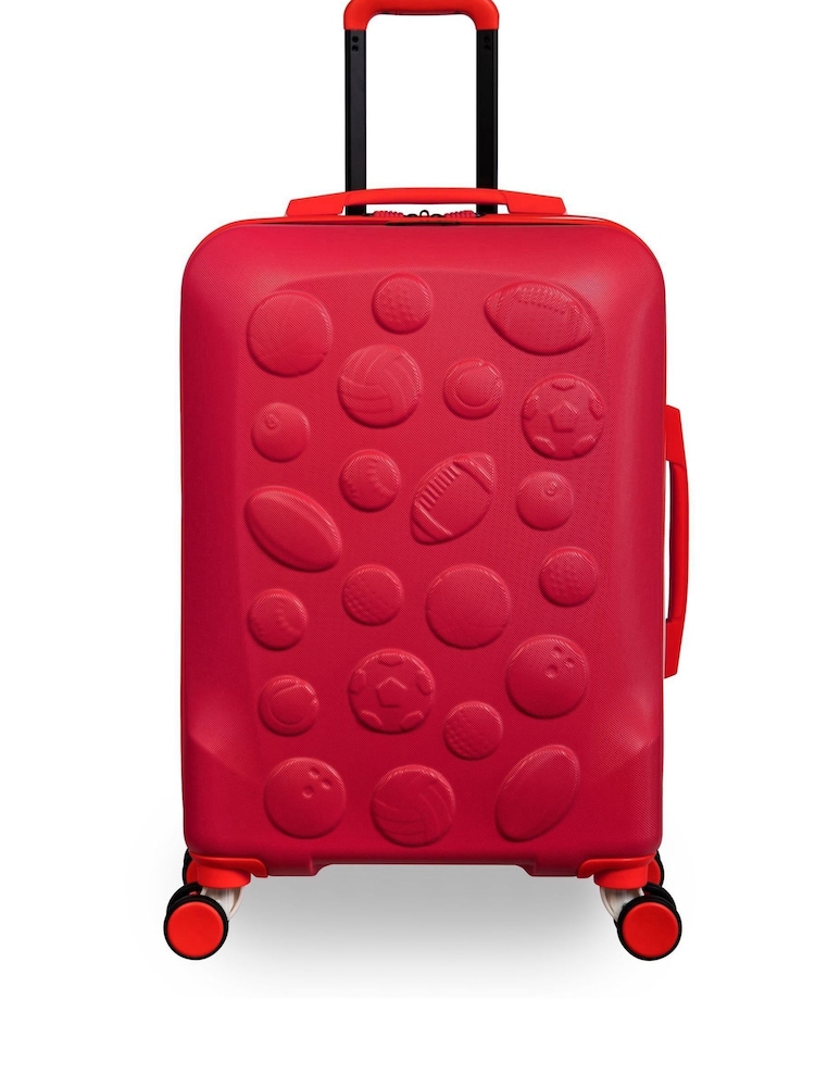 IT Luggage Natural Half-Time Poppy Red Kiddies Cabin Suitcase - Image 1 of 6