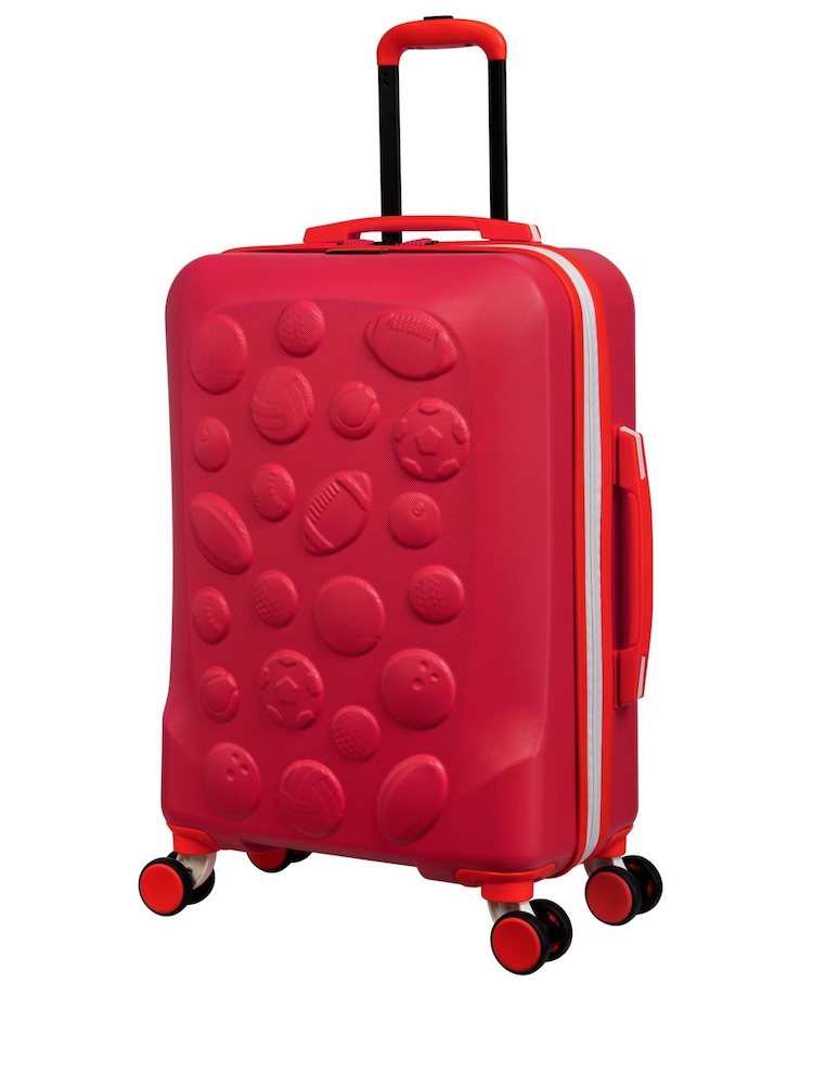 IT Luggage Natural Half-Time Poppy Red Kiddies Cabin Suitcase - Image 2 of 6