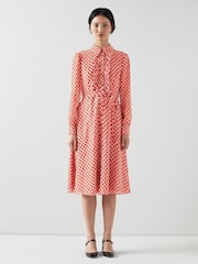 LK Bennett Ensor Hemdkleid mit Grafikdruck - Bild 1 von 2