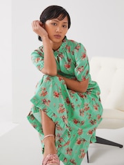 LK Bennett Hedy Petite Bouquet Print 100% Cotton Dress - Bild 2 von 4
