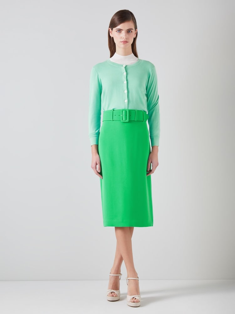 LK Bennett Tabitha Crepe Pencil Skirt - Image 1 of 1
