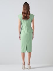 LK Bennett Mia Lenzing™ Ecovero™ Viscose Blend Dress - Image 2 of 3