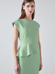 LK Bennett Mia Lenzing™ Ecovero™ Viscose Blend Dress - Image 3 of 3