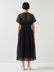 LK Bennett Vivienne Broderie Anglaise Cotton Dress - Image 2 of 3