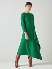 Lk Bennett Lena Ausgestelltes Kreppkleid - Bild 1 von 3