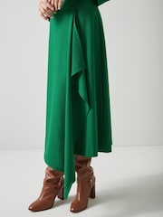 Lk Bennett Lena Ausgestelltes Kreppkleid - Bild 3 von 3