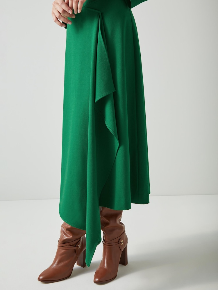 Lk Bennett Lena Ausgestelltes Kreppkleid - Bild 3 von 3