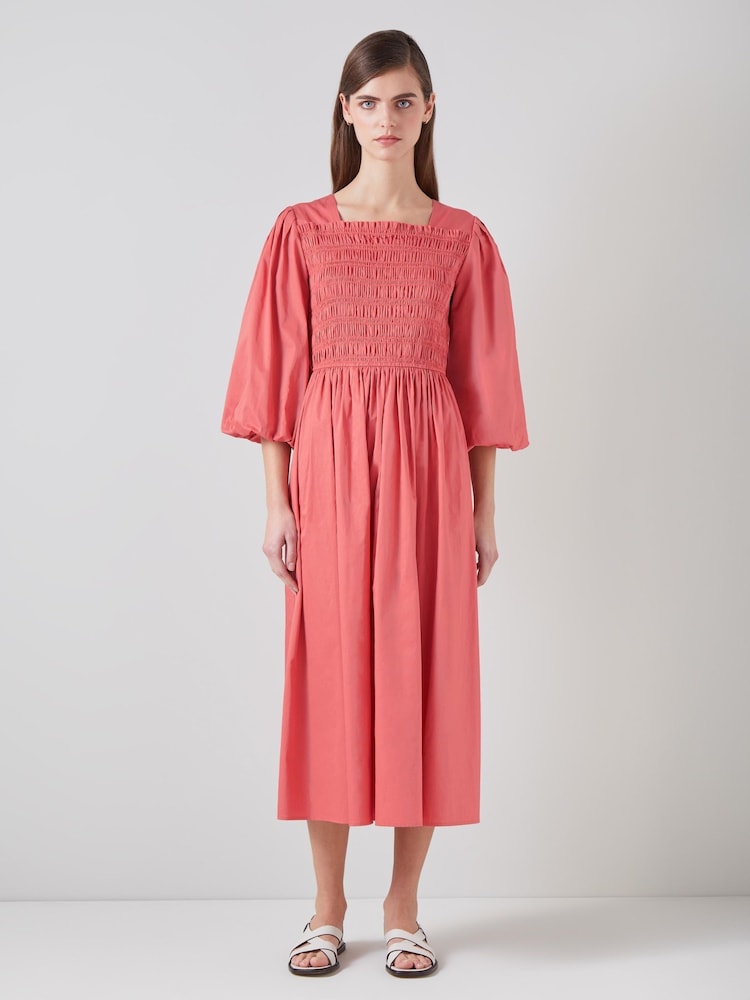 LK Bennett Calister Cotton Shirt Dress - Image 1 of 1
