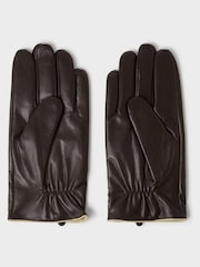 Marrón - Osprey London The Ralph Leather Winter Gloves - Imagen 2 de 4