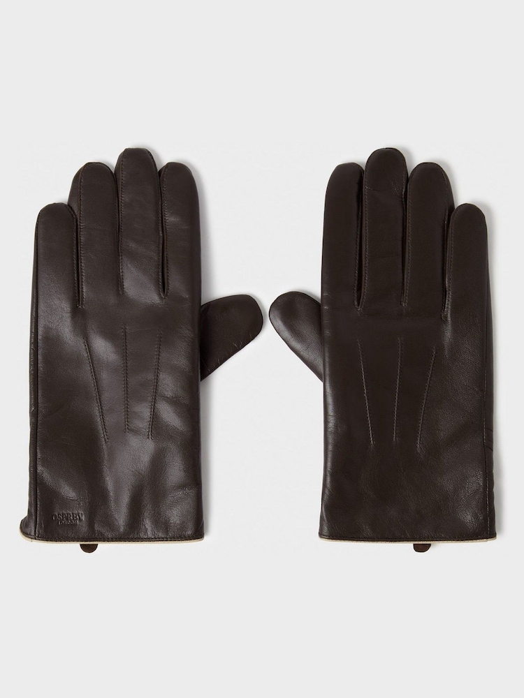 Osprey London The Ralph Leather Winter Gloves - Image 3 of 4