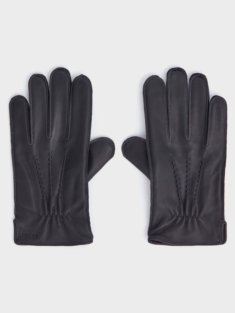 Osprey London The Harvey Leather Gloves - Image 2 of 4
