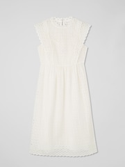 LK Bennett Petite Laila Broderie Anglaise Sun Dress - Image 3 of 3
