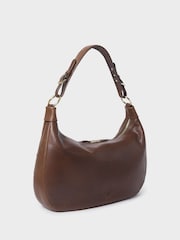 Osprey London The Burleigh Leather Hobo Brown Bag - Image 3 of 5
