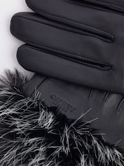 Preto - Osprey London The Penny Winter Leather Gloves - Imagem 4 de 4