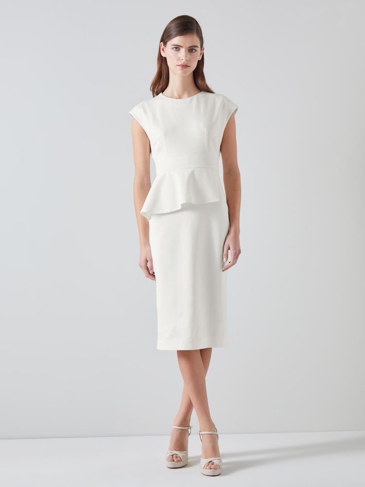 LK Bennett Mia Lenzing™ Ecovero™ Viscose Blend Dress - Image 2 of 4 LK Bennett Mia Lenzing™ Ecovero™ Viscose Blend Dress - Image 2 of 4