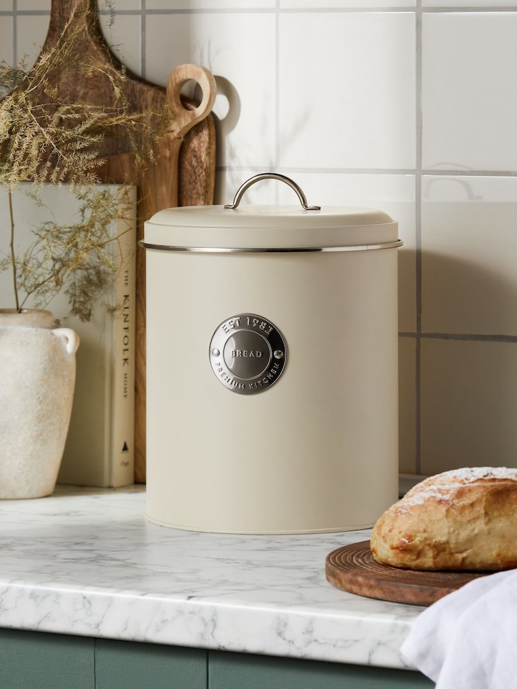 Cream Badge Bread Bin - Image 1 of 4