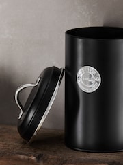 Set of 3 Black Badge Storage Jars - Image 2 of 3