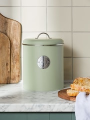 Sage Green Badge Bread Bin - Image 1 of 4