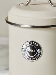 Set of 3 Cream Badge Storage Jars - Image 3 of 4