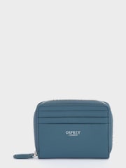 OSPREY LONDON Small The Lyra Leather RFID Zip  Purse - Image 1 of 5