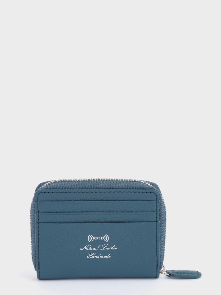 OSPREY LONDON Small The Lyra Leather RFID Zip  Purse - Image 2 of 5