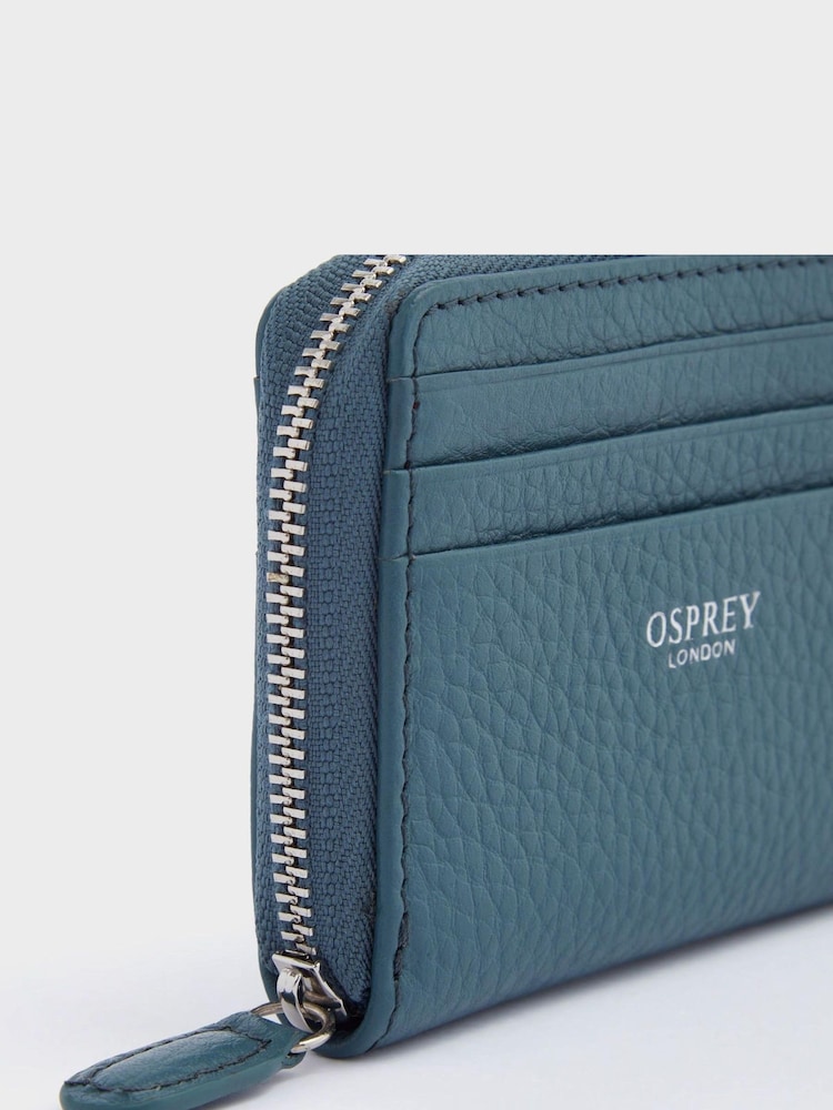 OSPREY LONDON Small The Lyra Leather RFID Zip  Purse - Image 5 of 5
