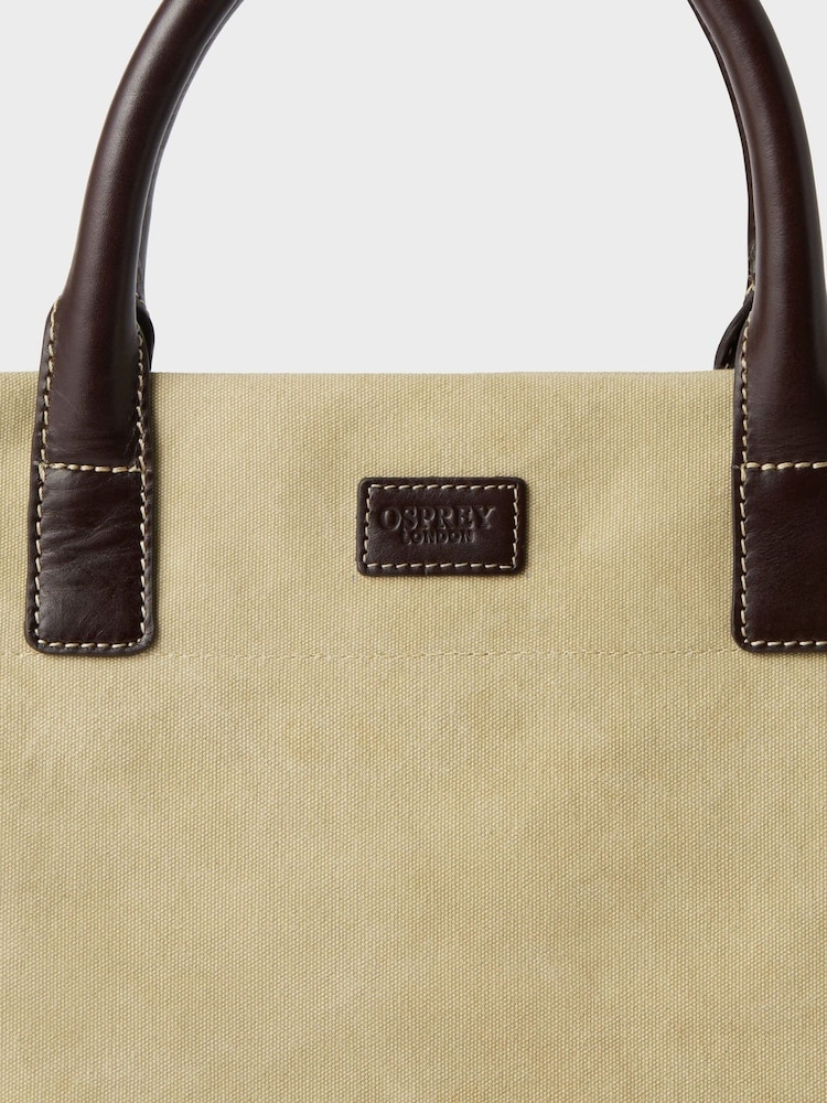 OSPREY LONDON Medium The Mac Canvas Tote - Image 6 of 6