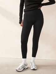Noir - Taille haute Leggings 2 Pack - Image 2 de 8