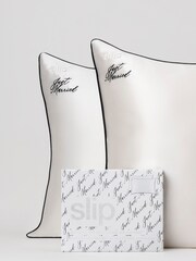 Slip 100% Pure Silk Standard Just Married Pillowcase Set (Worth £178) - Image 4 of 5